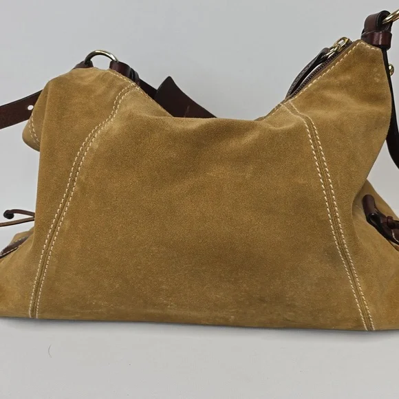 Vintage Dooney & Bourke Suede Leather Purse - Picture 4 of 9